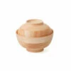 HIKIYOSE Wooden Soup Bowl With Lid