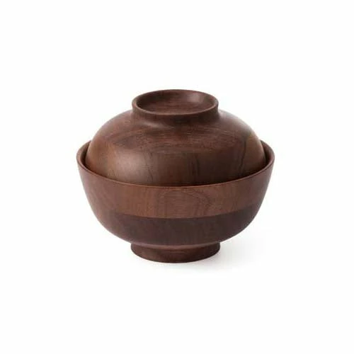 HIKIYOSE Wooden Soup Bowl With Lid 2 HIKIYOSE Wooden Soup Bowl With Lid - Image 2