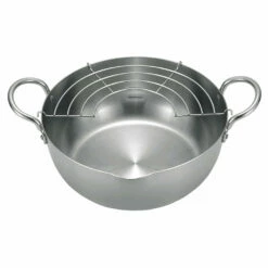 Urushiyama Induction Stainless Steel Tempura Pan
