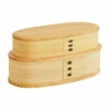 Odate Magewappa Yagura Two-Tier Bento Lunch Box