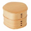Odate Magewappa Baika Two-Tier Bento Lunch Box