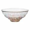 ADERIA Tsugaru Vidro Soda-Lime Glass Gold Leaf Paint Bowl