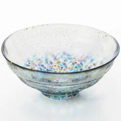 ADERIA Tsugaru Vidro Soda-Lime Glass Gold Leaf Paint Bowl -Global Kitchen Japan Shop ADERIATsugaruVidroSoda LimeGlassBowlwithGoldLeafPaint 4