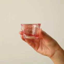 ADERIA Tsugaru Vidro Soda-Lime Glass Spring Breeze Sake Cup -Global Kitchen Japan Shop ADERIATsugaruVidroSoda LimeGlassSpringBreezeSakeCup 3