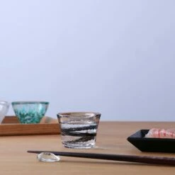 ADERIA Tsugaru Vidro Soda-Lime Glass Spring Breeze Sake Cup -Global Kitchen Japan Shop ADERIATsugaruVidroSoda LimeGlassSpringBreezeSakeCup 6