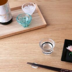 ADERIA Tsugaru Vidro Soda-Lime Glass Spring Breeze Sake Cup -Global Kitchen Japan Shop ADERIATsugaruVidroSoda LimeGlassSpringBreezeSakeCup 7