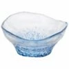 ADERIA Tsugaru Vidro Soda-Lime Glass Floral Medium Bowl