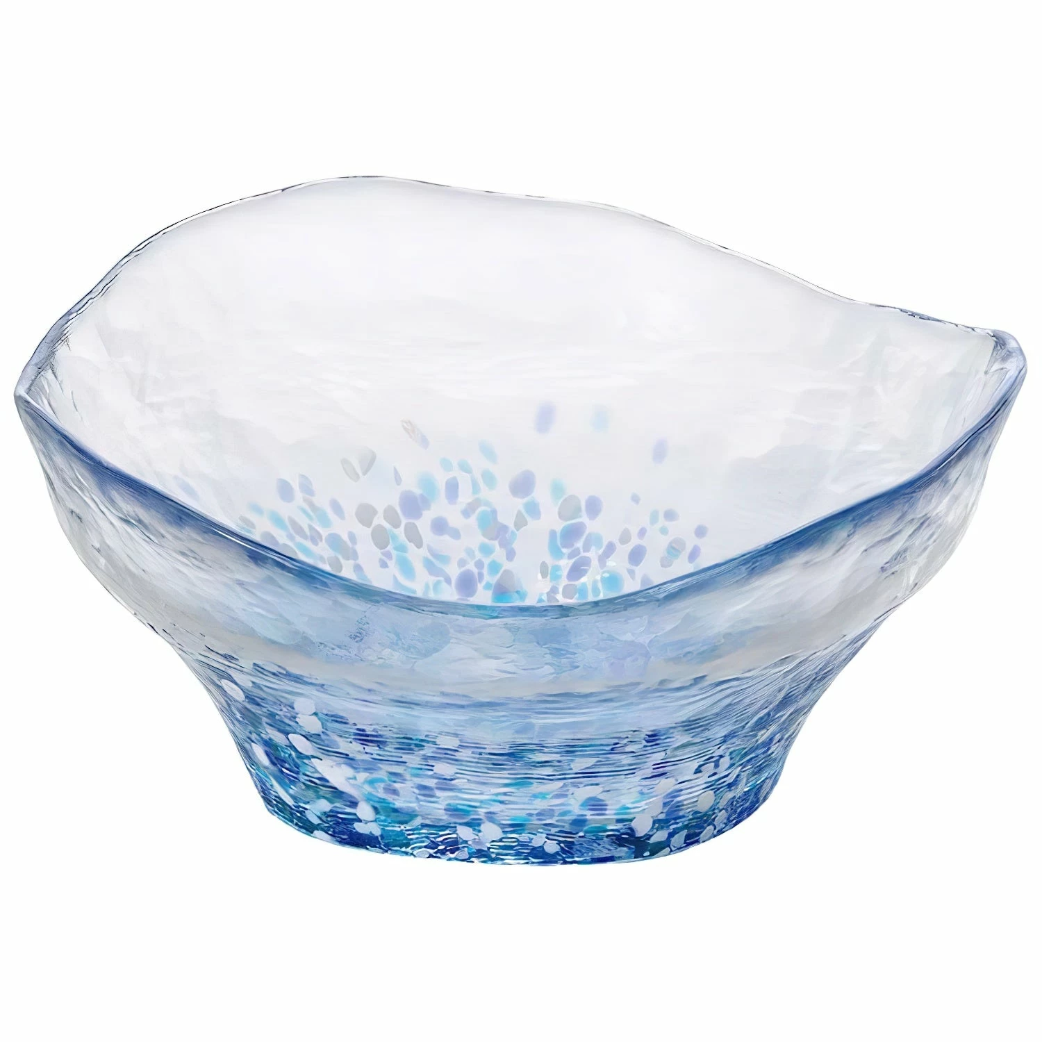 ADERIA Tsugaru Vidro Soda-Lime Glass Floral Medium Bowl 1 ADERIA Tsugaru Vidro Soda-Lime Glass Floral Medium Bowl