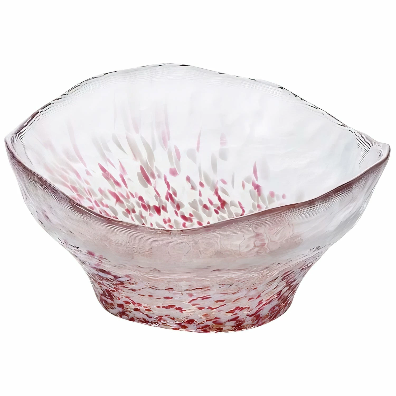 ADERIA Tsugaru Vidro Soda-Lime Glass Floral Medium Bowl 3 ADERIA Tsugaru Vidro Soda-Lime Glass Floral Medium Bowl - Image 3
