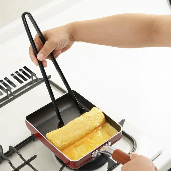 Akebono Nonstick 3 In 1 Tamagoyaki Omelette Turner Tongs 4 Akebono Nonstick 3 In 1 Tamagoyaki Omelette Turner Tongs - Image 4