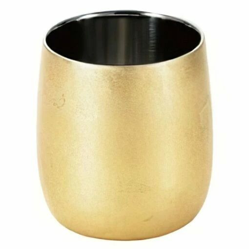 Asahi Stainless Steel Kanazawa Foil Daruma Cup 7 Asahi Stainless Steel Kanazawa Foil Daruma Cup -Global Kitchen Japan Shop AsahiStainlessSteelKanazawaFoilDarumaCupSCW D801