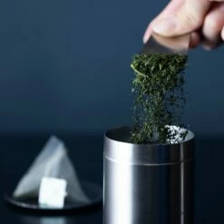 Asahi Stainless Steel Loose Tea Leaf Canister Chazutsu Tea Caddy 200ml -Global Kitchen Japan Shop AsahiStainlessSteelLooseTeaLeafCanisterChazutsuTeaCaddy200ml