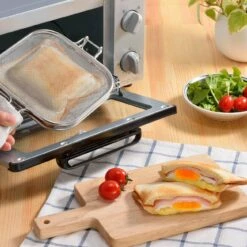AUX Leye Stainless Steel Grilled Sandwich Maker -Global Kitchen Japan Shop AuxLeyeStainlessSteelGrilledSandwichMaker 7