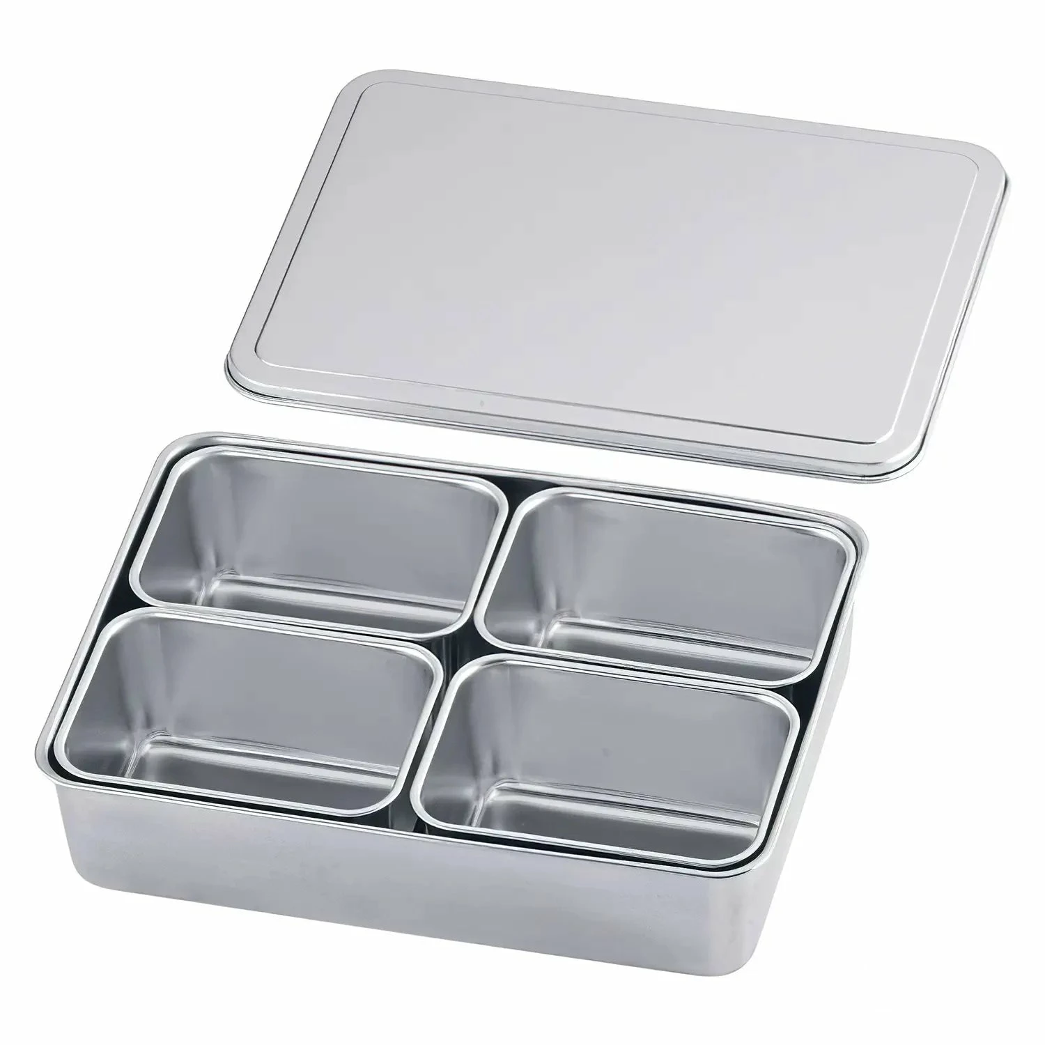 Clover Stainless Steel Yakumi Seasoning Container Small 4 Clover Stainless Steel Yakumi Seasoning Container Small - Image 4