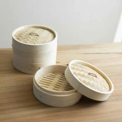 EBM Bamboo Steamer -Global Kitchen Japan Shop EBMBambooSteamer 3