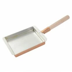 EBM Copper Tamagoyaki Rectangular Omelette Pan - Kansai Style