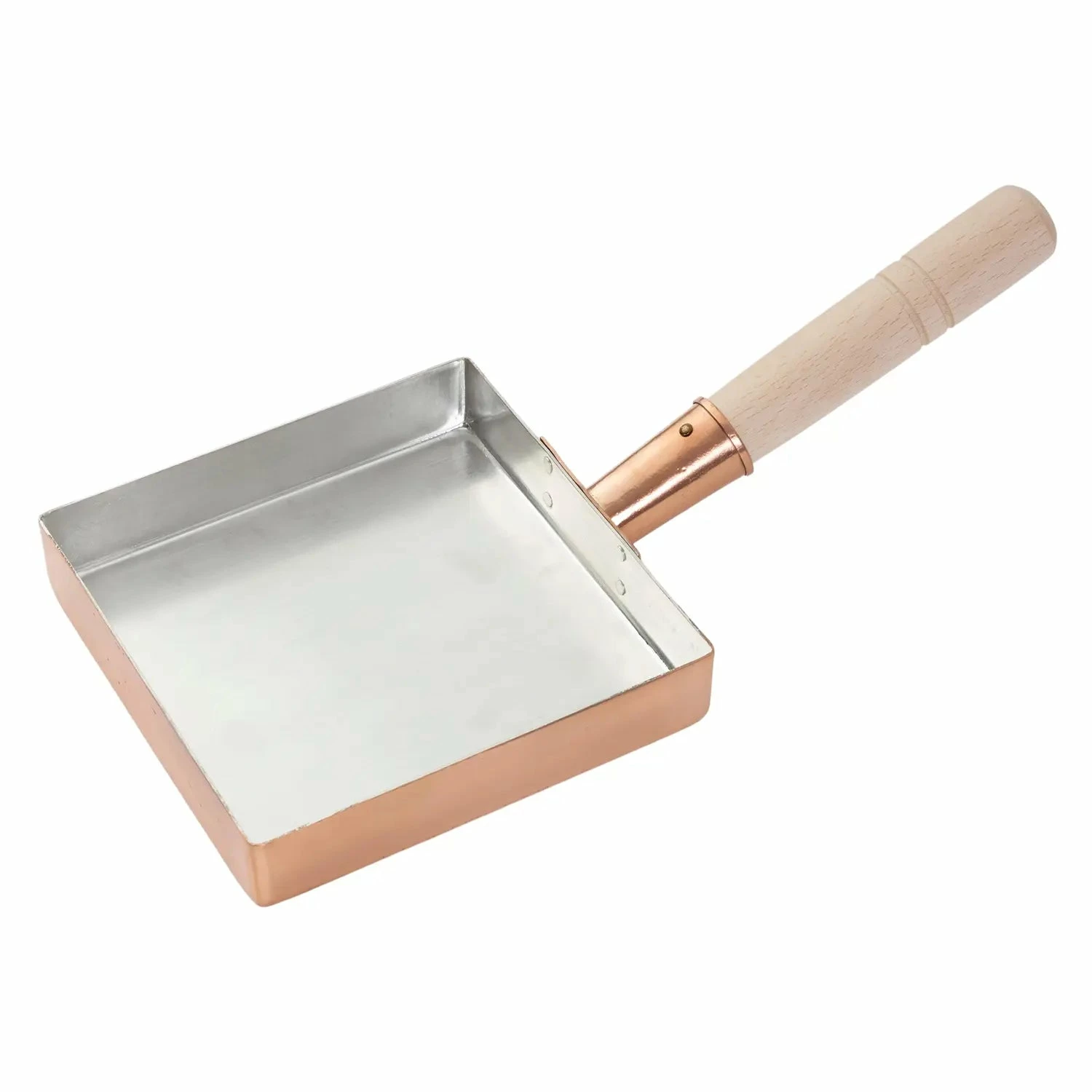 EBM Copper Tamagoyaki Square Omelette Pan - Kanto Style 1 EBM Copper Tamagoyaki Square Omelette Pan - Kanto Style