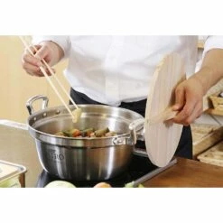 EBM Gyoza Pan Wooden Lid 7 EBM Gyoza Pan Wooden Lid -Global Kitchen Japan Shop EBMGyozaPanWoodenLid 4