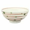 EBM Porcelain Tempered Rice Bowl Akasuji 11.5cm