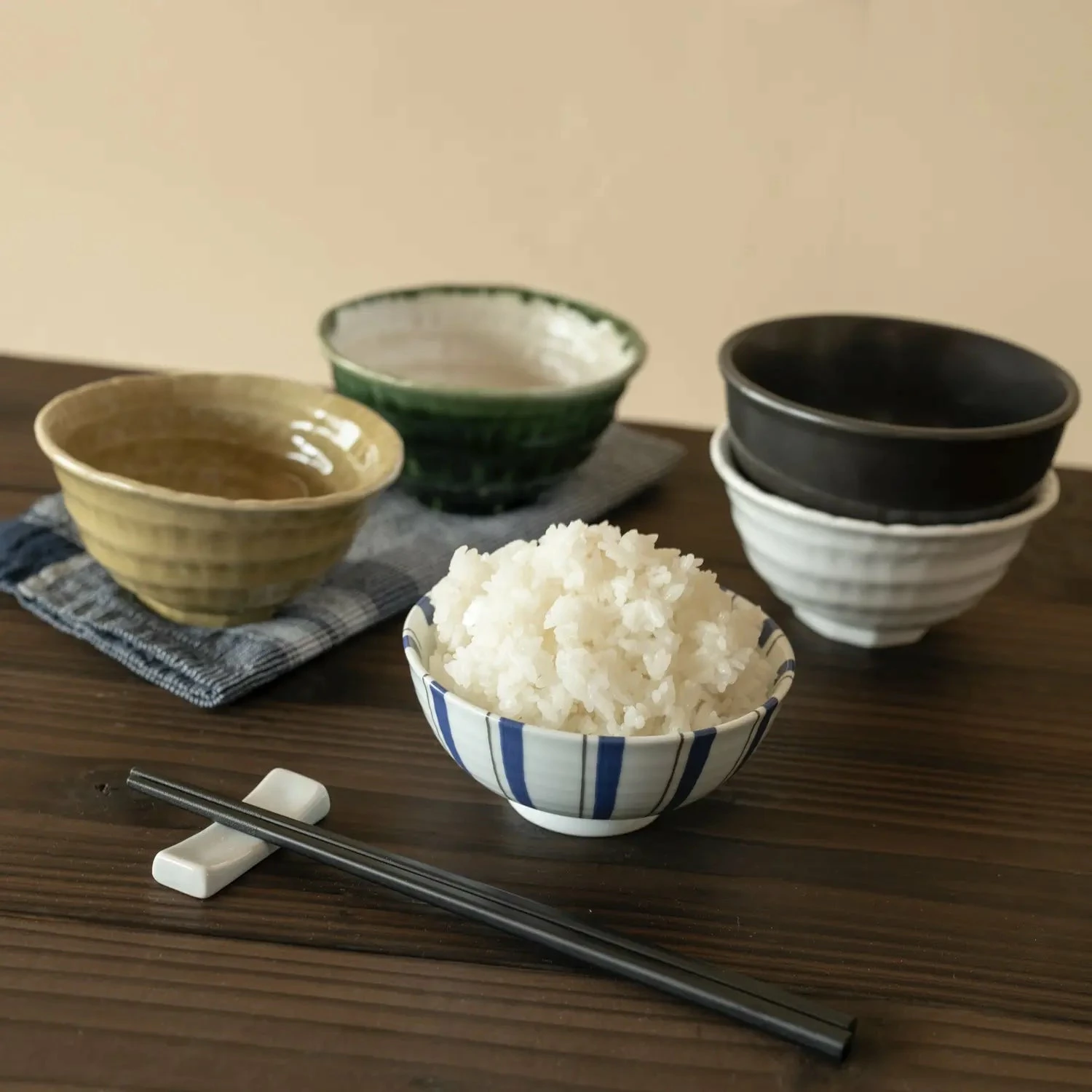 EBM Porcelain Tempered Rice Bowl Irabo 12cm 3 EBM Porcelain Tempered Rice Bowl Irabo 12cm - Image 3