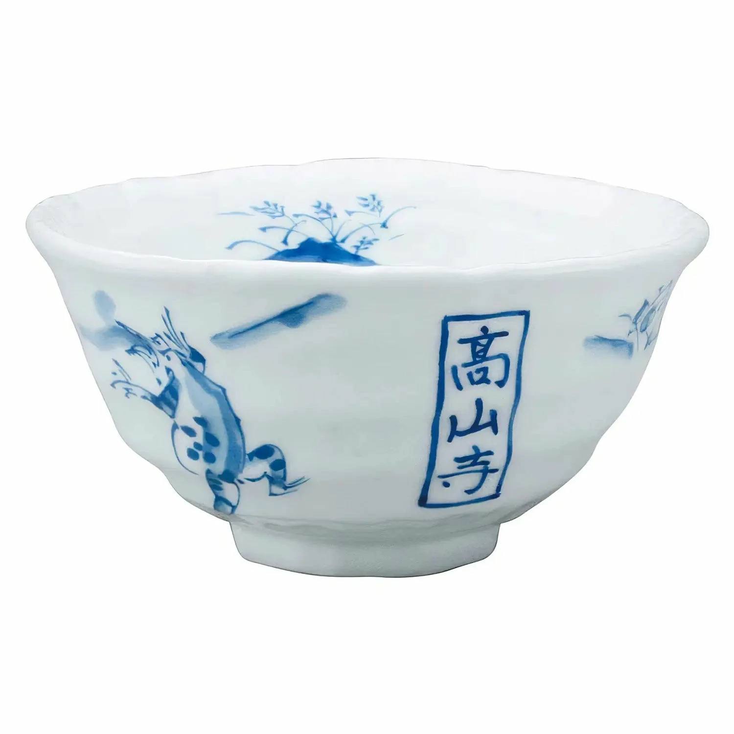 EBM Porcelain Tempered Rice Bowl Kouzanji 12cm 1 EBM Porcelain Tempered Rice Bowl Kouzanji 12cm