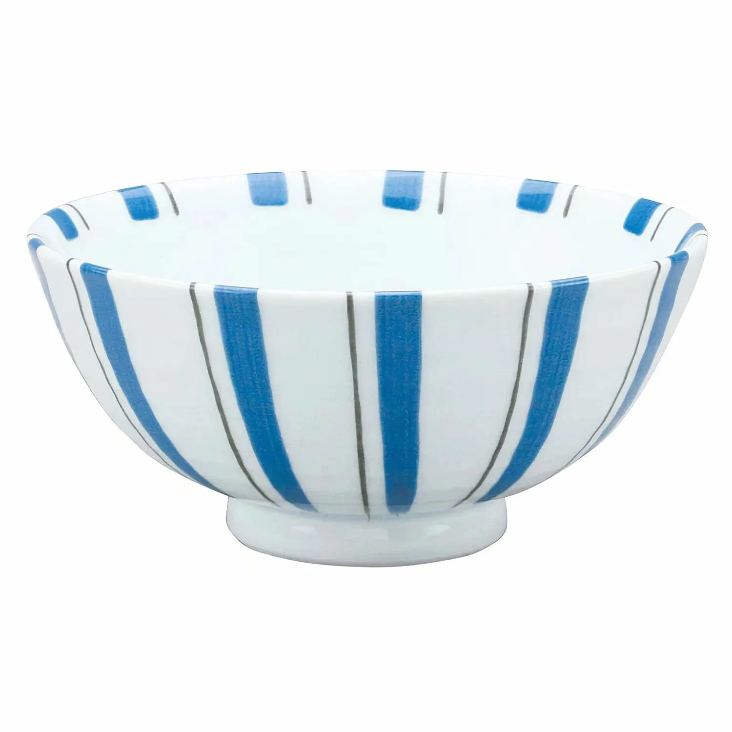 EBM Porcelain Tempered Rice Bowl Sometsuke-tokusa 11.5cm 1 EBM Porcelain Tempered Rice Bowl Sometsuke-tokusa 11.5cm