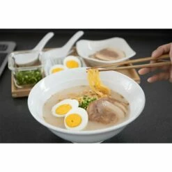 EBM Porcelain White High Foot Bowl -Global Kitchen Japan Shop EBMPorcelainWhiteHighFootBowl 2