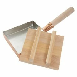 EBM Sawara Cypress Wooden Lid For Square Omelette Pan 6 EBM Sawara Cypress Wooden Lid For Square Omelette Pan -Global Kitchen Japan Shop EBMSawaraCypressWoodenLidforSquareOmelettePan 3