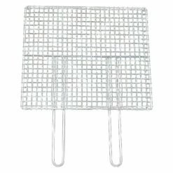 EBM Stainless Steel Barbecue Grill Mesh Double Handle