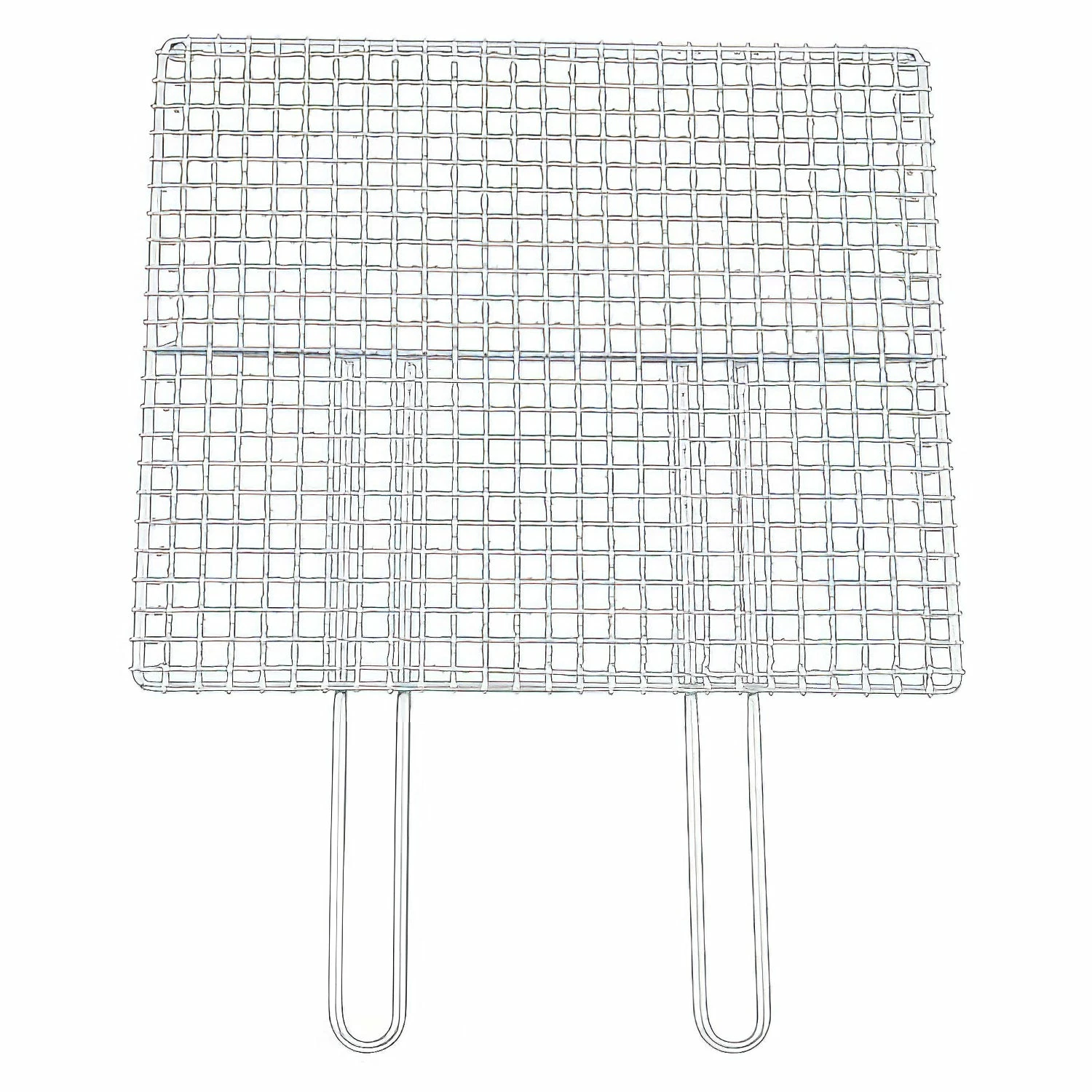 EBM Stainless Steel Barbecue Grill Mesh Double Handle 1 EBM Stainless Steel Barbecue Grill Mesh Double Handle