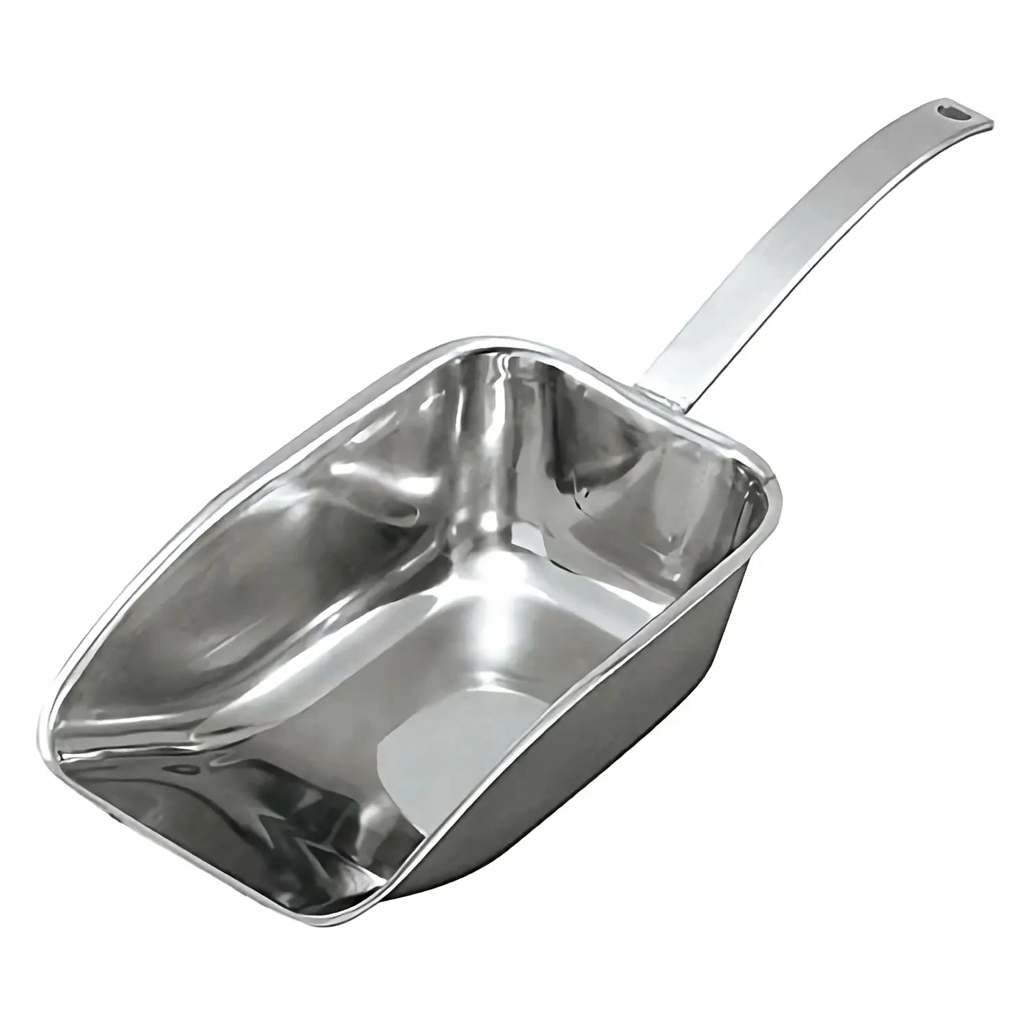 EBM Stainless Steel Flat Handle Ice Scoop 1 EBM Stainless Steel Flat Handle Ice Scoop