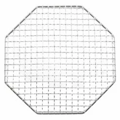 EBM Stainless Steel Octagonal Barbecue Grill Mesh 22 X 9.5cm