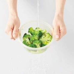 EBiSU Polypropylene Round Microwave Steamer For Vegetables -Global Kitchen Japan Shop EbisuPolypropyleneMicrowaveSafeRoundStorageContainerforSteamingVegetablesPS G61 4