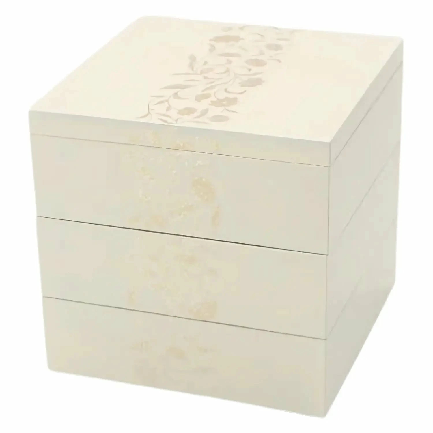 Echizen Shikki Art Deco Synthetic Resin 3-Tier Jubako Box 4 Echizen Shikki Art Deco Synthetic Resin 3-Tier Jubako Box - Image 4