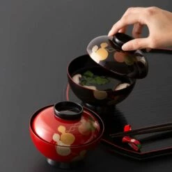 Echizen Shikki Makie Synthetic Resin Couple Soup Bowls Six Gourds -Global Kitchen Japan Shop EchizenShikkiMakieSyntheticResinCoupleSoupBowlsSixGourds 3