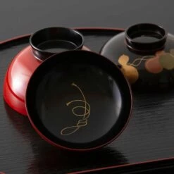 Echizen Shikki Makie Synthetic Resin Couple Soup Bowls Six Gourds -Global Kitchen Japan Shop EchizenShikkiMakieSyntheticResinCoupleSoupBowlsSixGourds 4