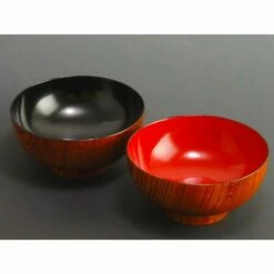 Echizen Shikki Wood Couple Soup Bowls -Global Kitchen Japan Shop EchizenShikkiWoodCoupleSoupBowlsk1027 3