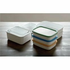 FUJIHORO Konte Enamel Deep Food Container -Global Kitchen Japan Shop FUJIHOROKonteEnamelDeepFoodContainerKE DM AB 11