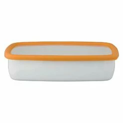FUJIHORO Konte Enamel Shallow Food Container -Global Kitchen Japan Shop FUJIHOROKonteEnamelShallowFoodContainerKE S AB 10