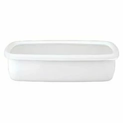 FUJIHORO Konte Enamel Shallow Food Container -Global Kitchen Japan Shop FUJIHOROKonteEnamelShallowFoodContainerKE S AB 13