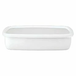 FUJIHORO Konte Enamel Shallow Food Container -Global Kitchen Japan Shop FUJIHOROKonteEnamelShallowFoodContainerKE S AB 14