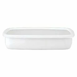 FUJIHORO Konte Enamel Shallow Food Container -Global Kitchen Japan Shop FUJIHOROKonteEnamelShallowFoodContainerKE S AB 15