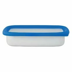 FUJIHORO Konte Enamel Shallow Food Container -Global Kitchen Japan Shop FUJIHOROKonteEnamelShallowFoodContainerKE S AB 3