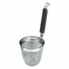 Fujiboshi Stainless Steel Heavy-Duty Udon Tebo Noodle Strainer Round Base With Wooden Handle