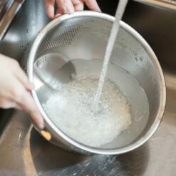 Fujii Stainless Steel 3-Way Rice Washing Bowl With Perforated Strainer 21.5cm -Global Kitchen Japan Shop FujiiStainlessSteel3 WayRiceWashingBowlwithPerforatedStrainer21.5cm 1