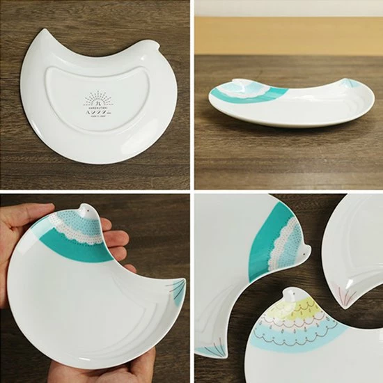 HAREKUTANI Porcelain Bird Plate 4 HAREKUTANI Porcelain Bird Plate - Image 4