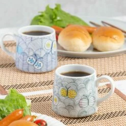 HAREKUTANI Porcelain Butterfly Mug -Global Kitchen Japan Shop HAREKUTANIPorcelainButterflyMug 6