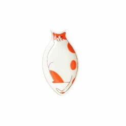 HAREKUTANI Porcelain Cat Petit Plate