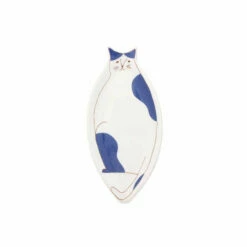 HAREKUTANI Porcelain Cat Plate 9 HAREKUTANI Porcelain Cat Plate -Global Kitchen Japan Shop HAREKUTANIPorcelainCatPlate 3
