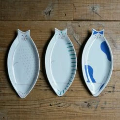 HAREKUTANI Porcelain Cat Plate 10 HAREKUTANI Porcelain Cat Plate -Global Kitchen Japan Shop HAREKUTANIPorcelainCatPlate 4
